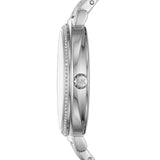 Buy Shop Michael Kors Cinthia White Mother of Pearl Dial Silver Steel Strap Watch for Women for Women - MK3641 USA Online