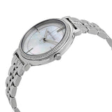 Buy Shop Michael Kors Cinthia White Mother of Pearl Dial Silver Steel Strap Watch for Women for Women - MK3641 USA Online