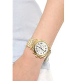 Buy Shop Michael Kors Cooper Chronograph White Dial Gold Steel Strap Watch For Women - MK5916 USA Online