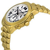Buy Shop Michael Kors Cooper Chronograph White Dial Gold Steel Strap Watch For Women - MK5916 USA Online