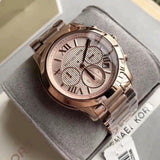 Buy Shop Michael Kors Cooper Rose Gold Rose Gold Steel Strap Watch for Women - MK6275 USA Online