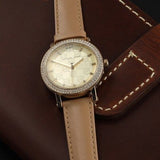 Buy Shop Michael Kors Corey Analog Gold Dial Brown Leather Strap Watch for Women - MK2986 USA Online