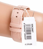 Buy Shop Michael Kors Corey Analog Rose Gold Dial Pink Leather Strap Watch For Women - MK2987 USA Online