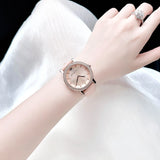 Buy Shop Michael Kors Corey Analog Rose Gold Dial Pink Leather Strap Watch For Women - MK2987 USA Online