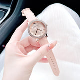 Buy Shop Michael Kors Corey Analog Rose Gold Dial Pink Leather Strap Watch For Women - MK2987 USA Online