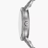 Buy Shop Michael Kors Corey Three Hand Pink Dial Silver Steel Strap Watch for Women - MKO1050 USA Online