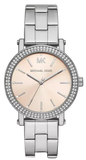 Buy Shop Michael Kors Corey Three Hand Pink Dial Silver Steel Strap Watch for Women - MKO1050 USA Online