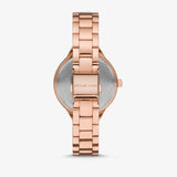 Buy Shop Michael Kors Crystals Pavé Rose Gold Dial Rose Gold Steel Strap Watch for Women - MK3799 USA Online