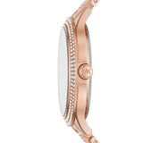 Buy Shop Michael Kors Crystals Pavé Rose Gold Dial Rose Gold Steel Strap Watch for Women - MK3799 USA Online