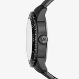 Buy Shop Michael Kors Cunningham Chronograph Black Dial Black Steel Strap Watch For Men - MK7157 USA Online