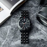Buy Shop Michael Kors Cunningham Chronograph Black Dial Black Steel Strap Watch For Men - MK8965 USA Online