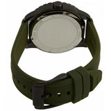 Buy Shop Michael Kors Cunningham Chronograph Black Dial Green Rubber Strap Watch For Men - MK7165 USA Online