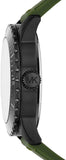 Buy Shop Michael Kors Cunningham Chronograph Black Dial Green Rubber Strap Watch For Men - MK7165 USA Online