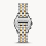 Buy Shop Michael Kors Cunningham Chronograph Black Dial Two Tone Steel Strap Watch For Men - MK8964 USA Online