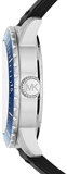 Buy Shop Michael Kors Cunningham Multifunction Blue Dial Black Rubber Strap Watch For Men - MK7160 USA Online
