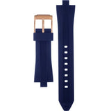 Buy Shop Michael Kors Cunningham Multifunction Blue Dial Blue Rubber Strap Watch For Men - MK7163 USA Online
