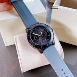 Buy Shop Michael Kors Cunningham Multifunction Grey Dial Grey Rubber Strap Watch For Men - MK7164 USA Online