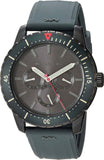 Buy Shop Michael Kors Cunningham Multifunction Grey Dial Grey Rubber Strap Watch For Men - MK7164 USA Online