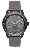Buy Shop Michael Kors Cunningham Multifunction Grey Dial Grey Rubber Strap Watch For Men - MK7164 USA Online