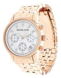 Buy Shop Michael Kors Damen White Dial Rose Gold Steel Strap Watch for Women - MK5026 USA Online