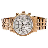 Buy Shop Michael Kors Damen White Dial Rose Gold Steel Strap Watch for Women - MK5026 USA Online