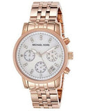 Buy Shop Michael Kors Damen White Dial Rose Gold Steel Strap Watch for Women - MK5026 USA Online