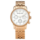 Buy Shop Michael Kors Damen White Dial Rose Gold Steel Strap Watch for Women - MK5026 USA Online