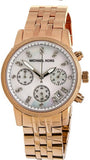 Buy Shop Michael Kors Damen White Dial Rose Gold Steel Strap Watch for Women - MK5026 USA Online