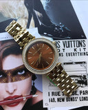 Buy Shop Michael Kors Darci Amber Dial Gold Steel Strap Watch for Women - MK3408 USA Online