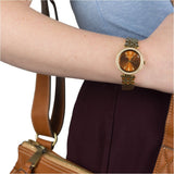 Buy Shop Michael Kors Darci Amber Dial Gold Steel Strap Watch for Women - MK3408 USA Online