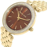 Buy Shop Michael Kors Darci Amber Dial Gold Steel Strap Watch for Women - MK3408 USA Online