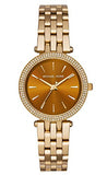 Buy Shop Michael Kors Darci Amber Dial Gold Steel Strap Watch for Women - MK3408 USA Online