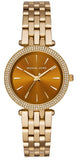 Buy Shop Michael Kors Darci Amber Dial Gold Steel Strap Watch for Women - MK3408 USA Online
