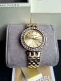 Buy Shop Michael Kors Darci Analog Gold Dial Gold Steel Strap Watch For Women - MK4513 USA Online