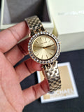 Buy Shop Michael Kors Darci Analog Gold Dial Gold Steel Strap Watch For Women - MK4513 USA Online