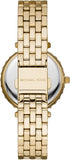 Buy Shop Michael Kors Darci Analog Gold Dial Gold Steel Strap Watch For Women - MK4513 USA Online