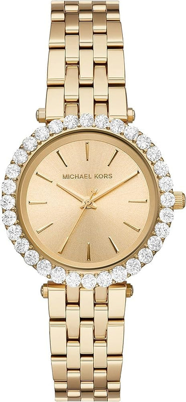 Buy Shop Michael Kors Darci Analog Gold Dial Gold Steel Strap Watch For Women - MK4513 USA Online