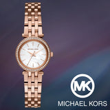 Buy Shop Michael Kors Darci Analog Mother of Pearl Dial Rose Gold Steel Strap Watch For Women - MK3832 USA Online
