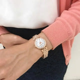 Buy Shop Michael Kors Darci Analog Mother of Pearl Dial Rose Gold Steel Strap Watch For Women - MK3832 USA Online