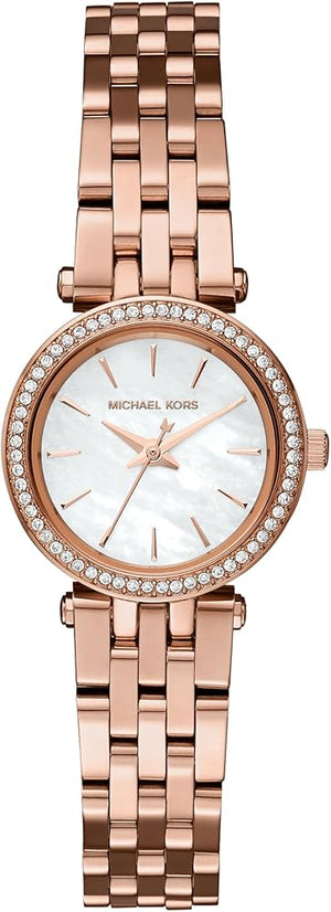 Buy Shop Michael Kors Darci Analog Mother of Pearl Dial Rose Gold Steel Strap Watch For Women - MK3832 USA Online