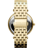 Buy Shop Michael Kors Darci Analog Mother of Pearl Green Dial Gold Steel Strap Watch For Women - MK3498 USA Online
