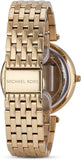 Buy Shop Michael Kors Darci Analog Mother of Pearl Green Dial Gold Steel Strap Watch For Women - MK3498 USA Online