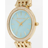 Buy Shop Michael Kors Darci Analog Mother of Pearl Green Dial Gold Steel Strap Watch For Women - MK3498 USA Online
