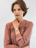 Buy Shop Michael Kors Darci Analog Pink Dial Silver Mesh Bracelet Watch For Women - MK4518 USA Online