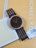 Buy Shop Michael Kors Darci Analog Quartz Grey Dial Two Tone Steel Strap Watch For Women - MK3584 USA Online