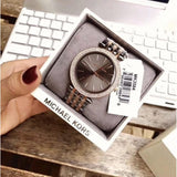Buy Shop Michael Kors Darci Analog Quartz Grey Dial Two Tone Steel Strap Watch For Women - MK3584 USA Online