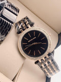 Buy Shop Michael Kors Darci Analog Quartz Grey Dial Two Tone Steel Strap Watch For Women - MK3584 USA Online