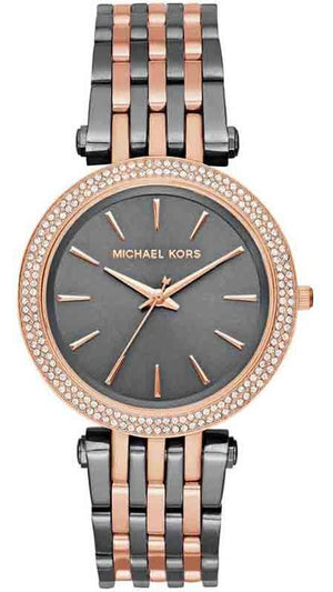 Buy Shop Michael Kors Darci Analog Quartz Grey Dial Two Tone Steel Strap Watch For Women - MK3584 USA Online