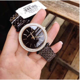 Buy Shop Michael Kors Darci Black Dial Black Steel Strap Watch for Women - MK3322 USA Online