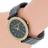 Buy Shop Michael Kors Darci Black Dial Black Steel Strap Watch for Women - MK3322 USA Online
